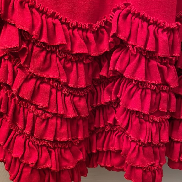 LEMON LOVES LIME Red Ruffle Tank Dress - Picture 3 of 8